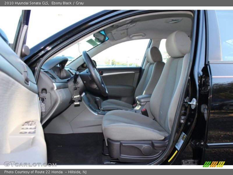 Ebony Black / Gray 2010 Hyundai Sonata GLS