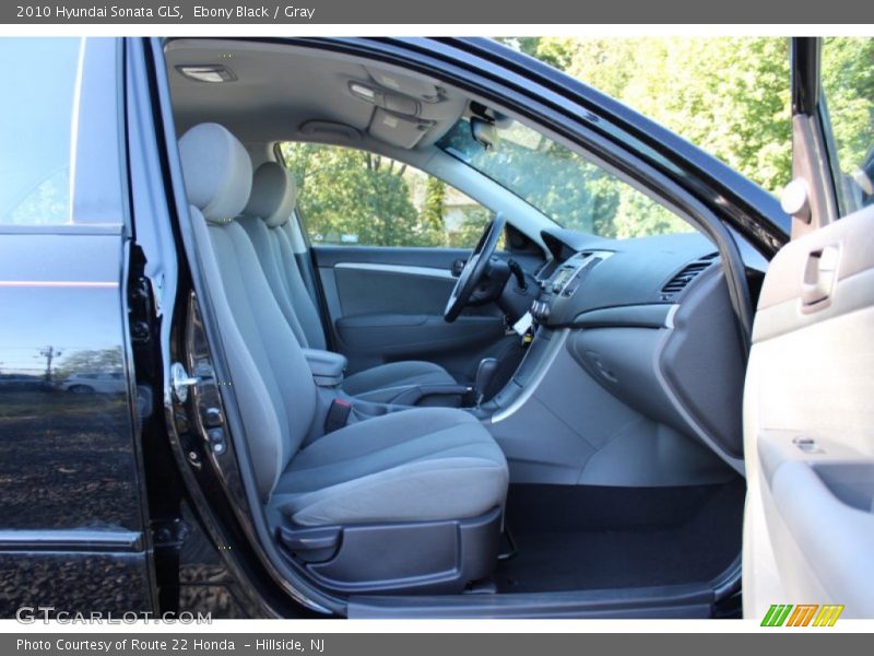 Ebony Black / Gray 2010 Hyundai Sonata GLS