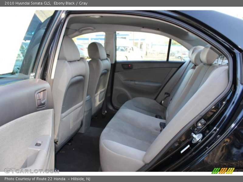 Ebony Black / Gray 2010 Hyundai Sonata GLS