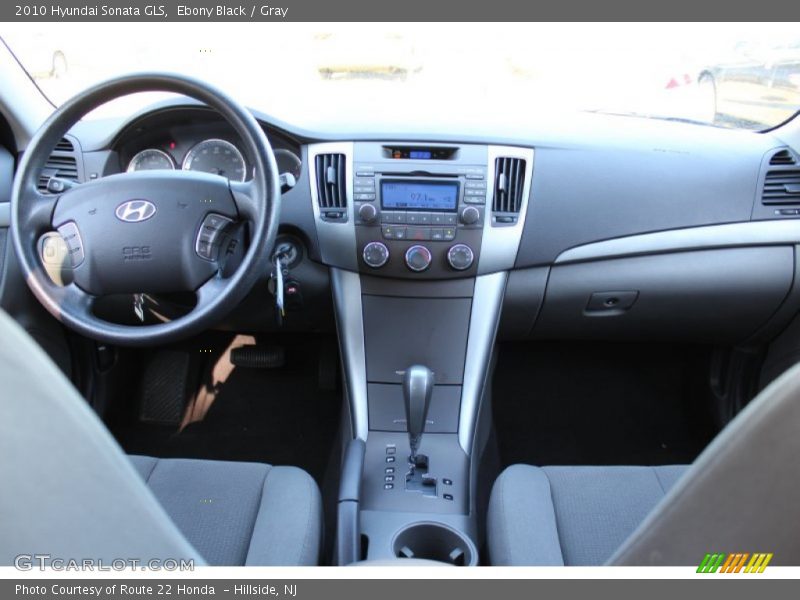 Ebony Black / Gray 2010 Hyundai Sonata GLS