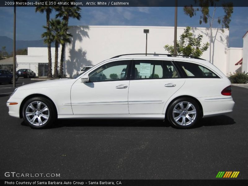 Arctic White / Cashmere 2009 Mercedes-Benz E 350 4Matic Wagon