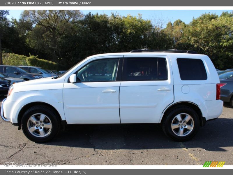 Taffeta White / Black 2009 Honda Pilot EX-L 4WD