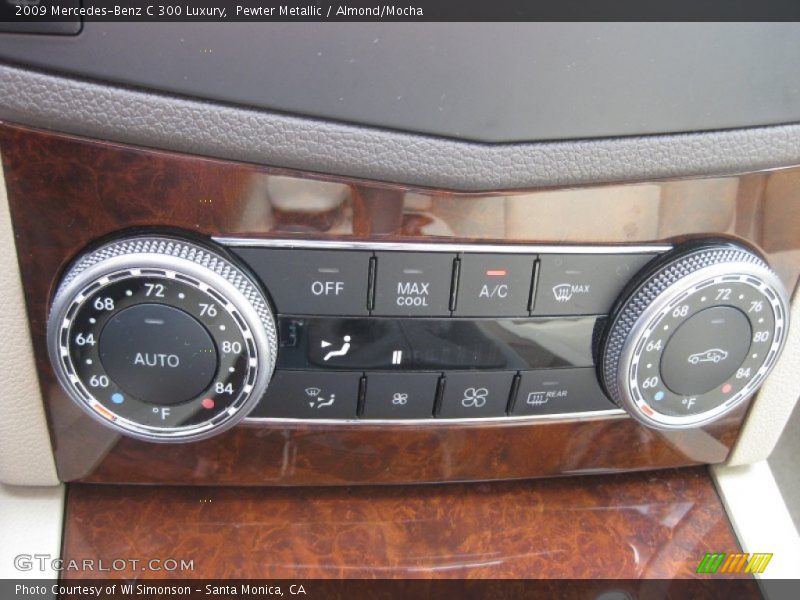 Pewter Metallic / Almond/Mocha 2009 Mercedes-Benz C 300 Luxury