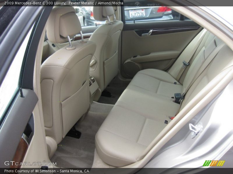 Pewter Metallic / Almond/Mocha 2009 Mercedes-Benz C 300 Luxury