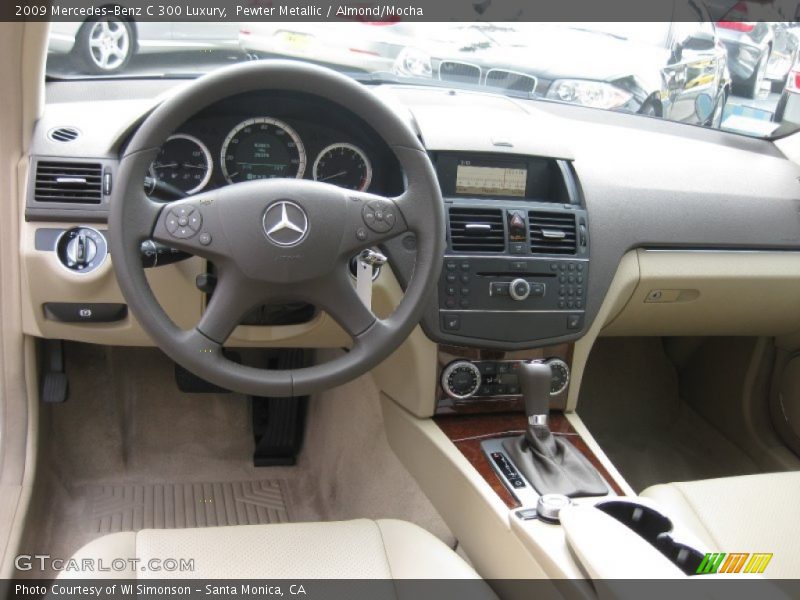 Pewter Metallic / Almond/Mocha 2009 Mercedes-Benz C 300 Luxury