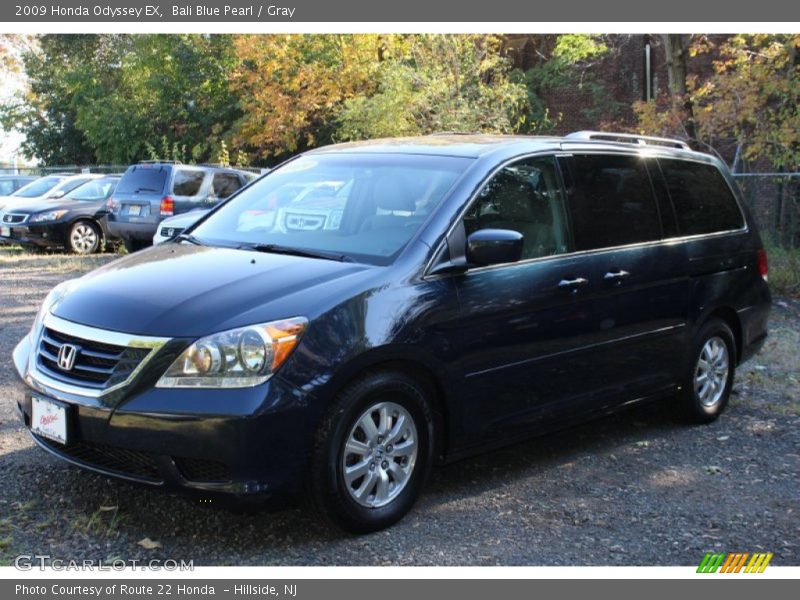 Bali Blue Pearl / Gray 2009 Honda Odyssey EX