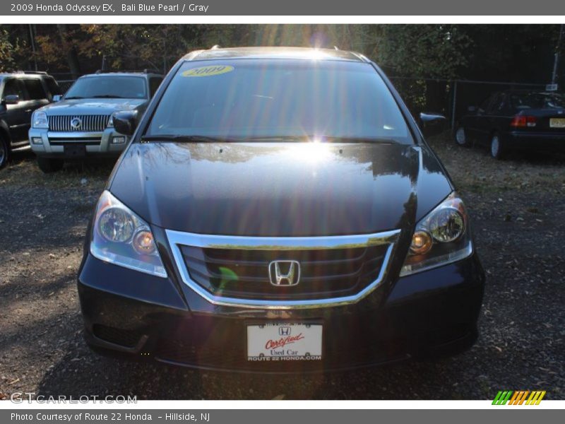 Bali Blue Pearl / Gray 2009 Honda Odyssey EX