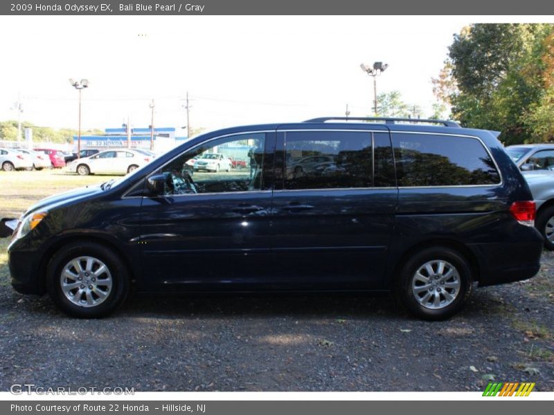 Bali Blue Pearl / Gray 2009 Honda Odyssey EX