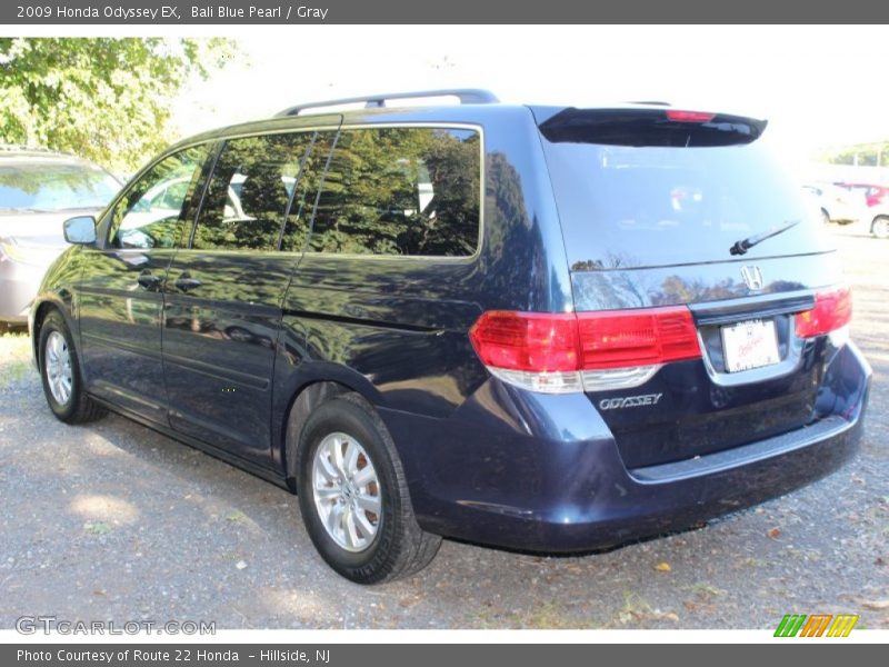 Bali Blue Pearl / Gray 2009 Honda Odyssey EX