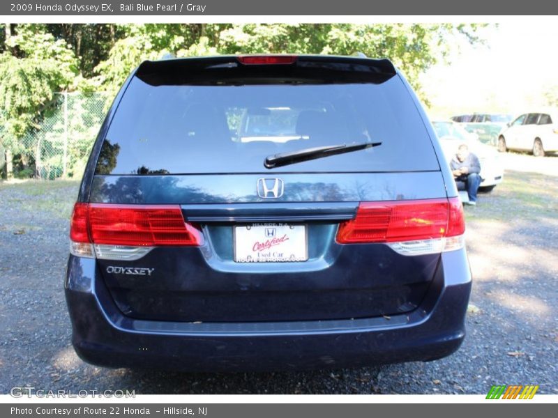Bali Blue Pearl / Gray 2009 Honda Odyssey EX