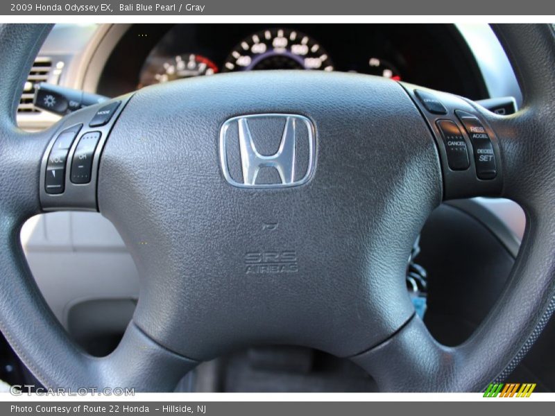 Bali Blue Pearl / Gray 2009 Honda Odyssey EX