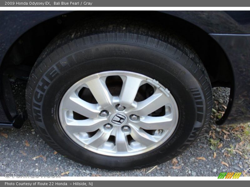 Bali Blue Pearl / Gray 2009 Honda Odyssey EX