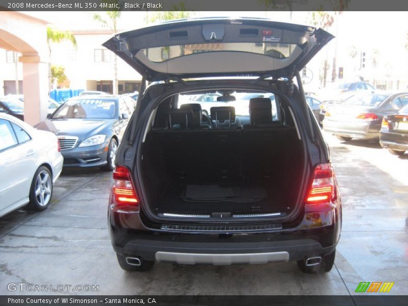 Black / Black 2008 Mercedes-Benz ML 350 4Matic