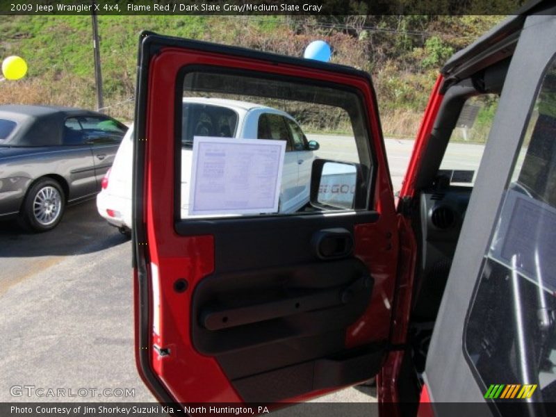 Flame Red / Dark Slate Gray/Medium Slate Gray 2009 Jeep Wrangler X 4x4