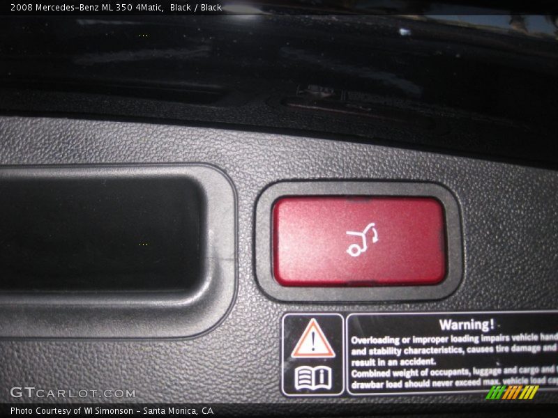 Black / Black 2008 Mercedes-Benz ML 350 4Matic