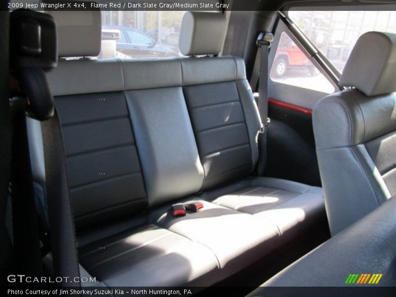 Flame Red / Dark Slate Gray/Medium Slate Gray 2009 Jeep Wrangler X 4x4