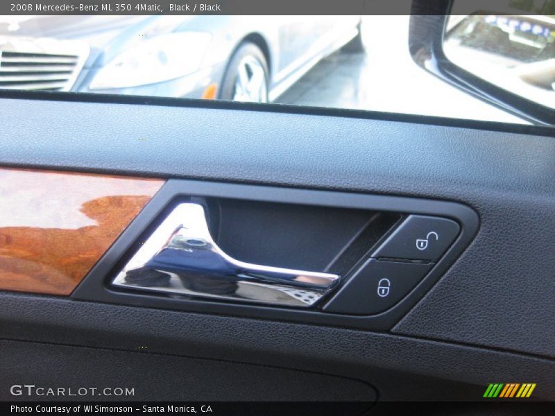 Black / Black 2008 Mercedes-Benz ML 350 4Matic