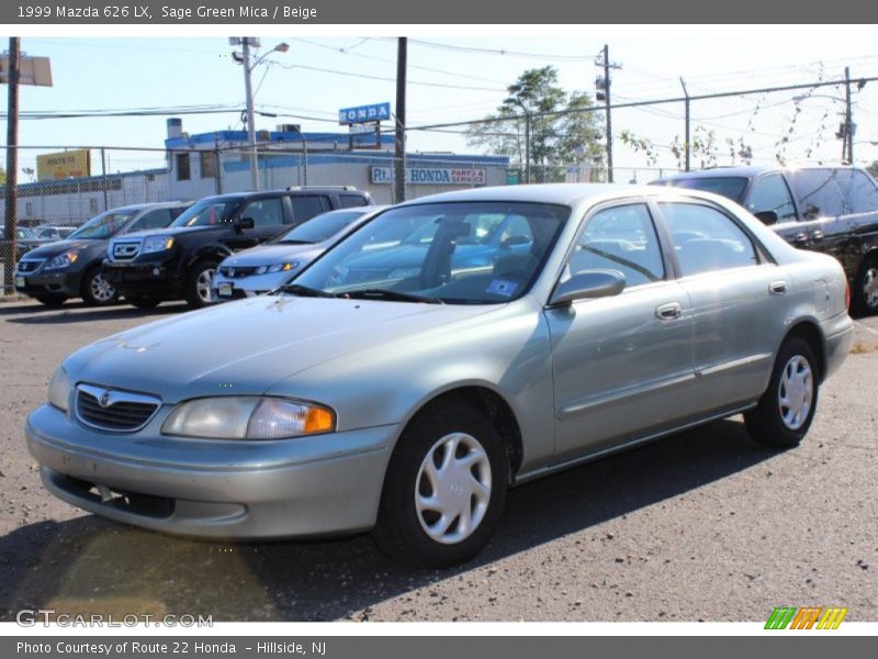 Sage Green Mica / Beige 1999 Mazda 626 LX