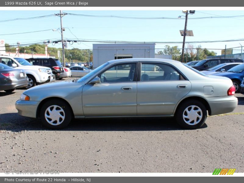 Sage Green Mica / Beige 1999 Mazda 626 LX