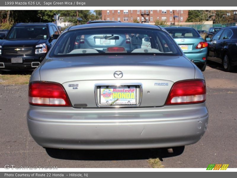 Sage Green Mica / Beige 1999 Mazda 626 LX
