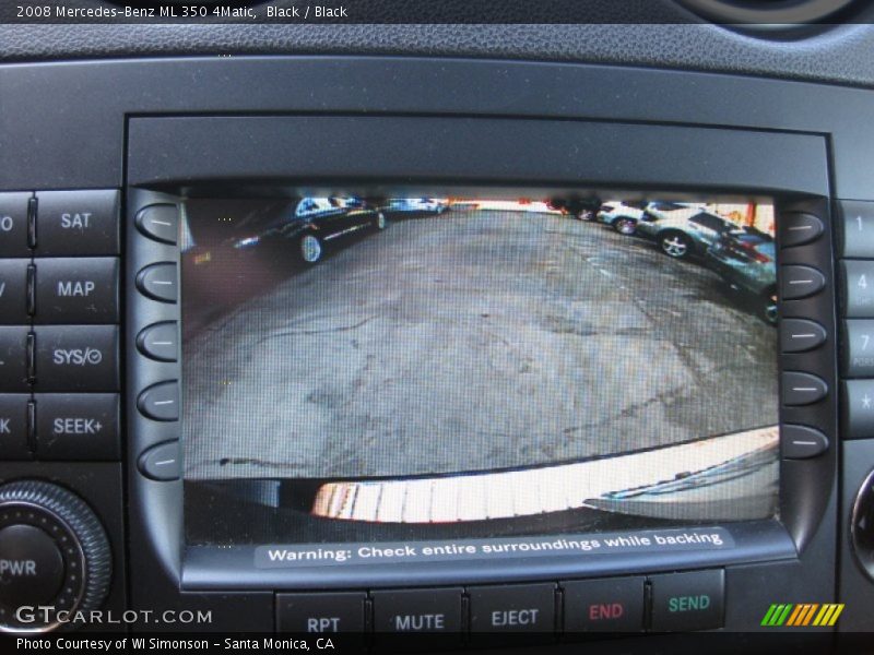 Black / Black 2008 Mercedes-Benz ML 350 4Matic