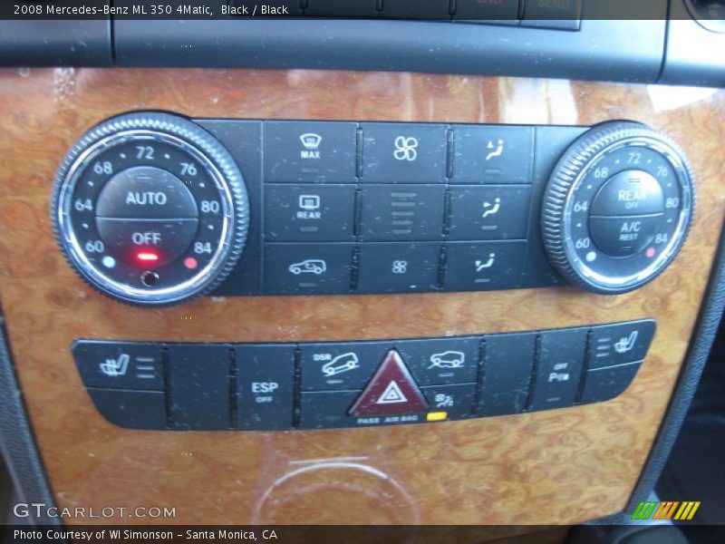 Black / Black 2008 Mercedes-Benz ML 350 4Matic