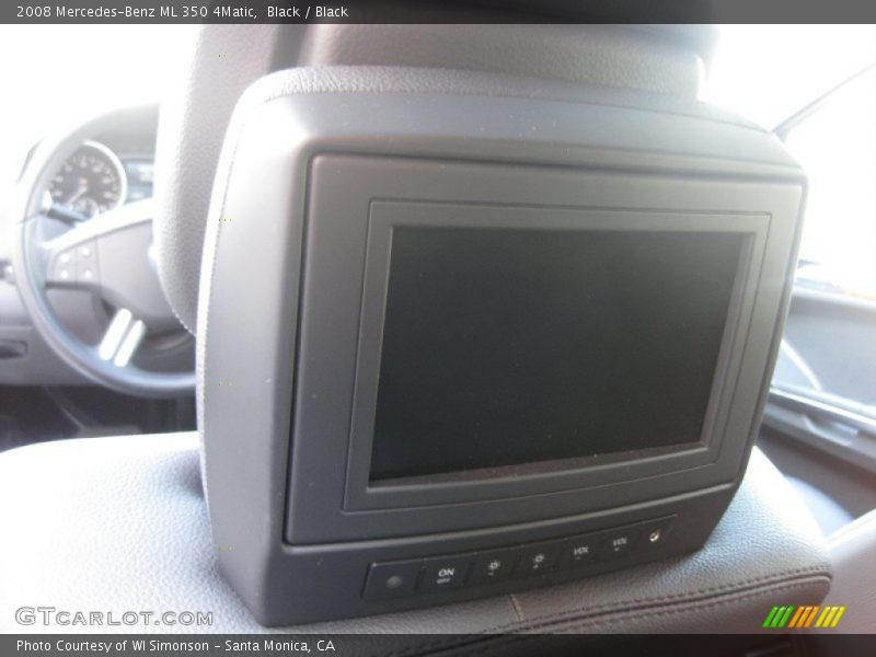 Black / Black 2008 Mercedes-Benz ML 350 4Matic