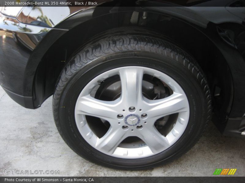 Black / Black 2008 Mercedes-Benz ML 350 4Matic