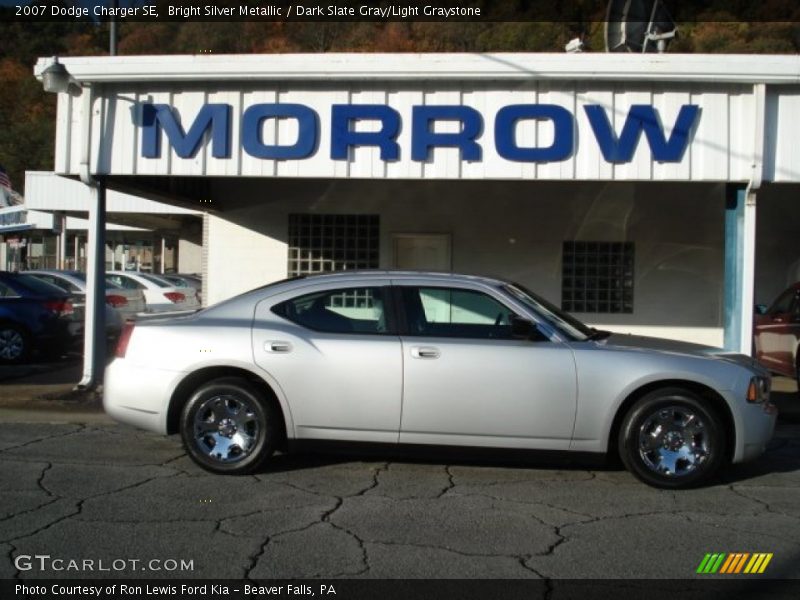 Bright Silver Metallic / Dark Slate Gray/Light Graystone 2007 Dodge Charger SE