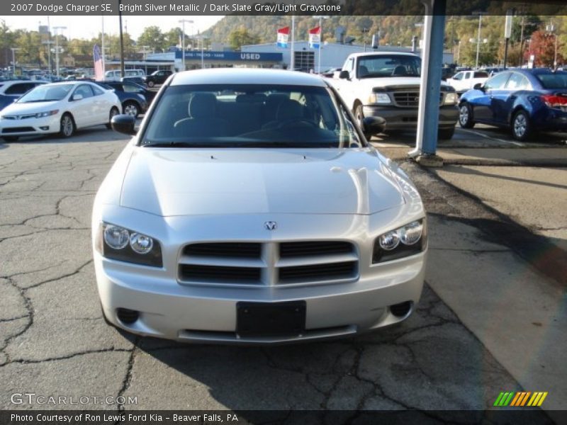 Bright Silver Metallic / Dark Slate Gray/Light Graystone 2007 Dodge Charger SE