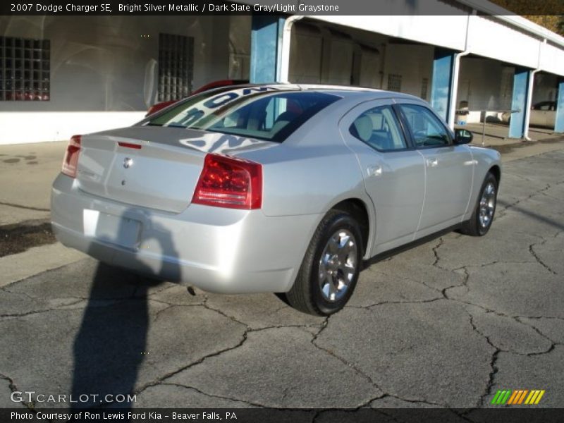 Bright Silver Metallic / Dark Slate Gray/Light Graystone 2007 Dodge Charger SE