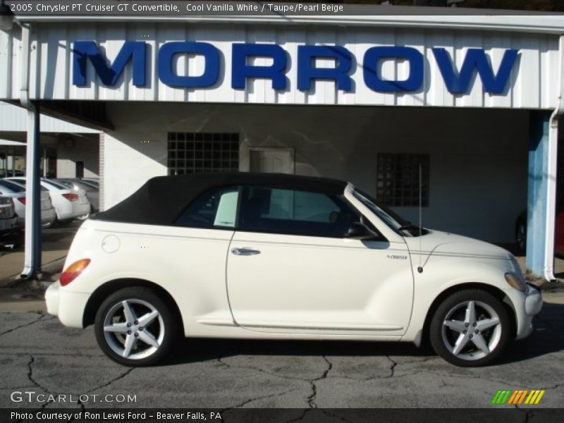 Cool Vanilla White / Taupe/Pearl Beige 2005 Chrysler PT Cruiser GT Convertible