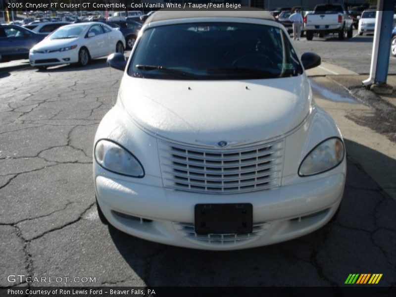 Cool Vanilla White / Taupe/Pearl Beige 2005 Chrysler PT Cruiser GT Convertible