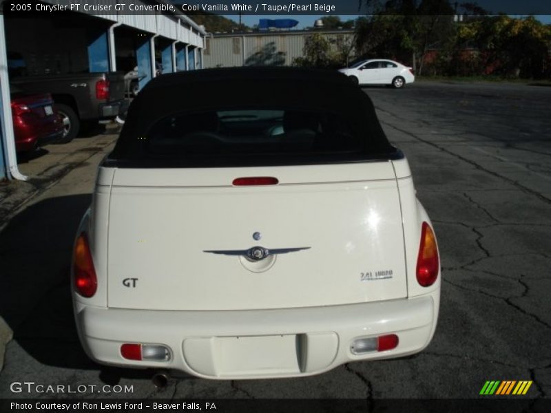 Cool Vanilla White / Taupe/Pearl Beige 2005 Chrysler PT Cruiser GT Convertible