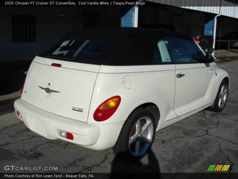 Cool Vanilla White / Taupe/Pearl Beige 2005 Chrysler PT Cruiser GT Convertible