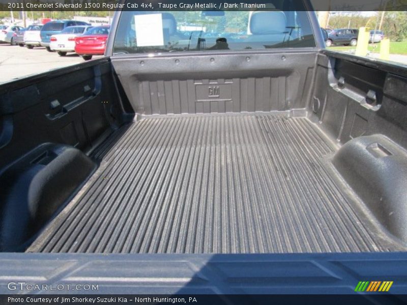 Taupe Gray Metallic / Dark Titanium 2011 Chevrolet Silverado 1500 Regular Cab 4x4