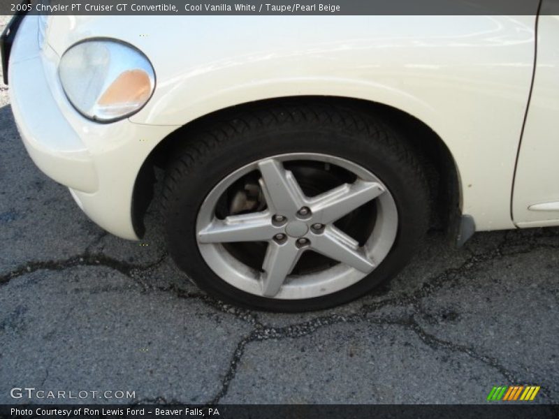 Cool Vanilla White / Taupe/Pearl Beige 2005 Chrysler PT Cruiser GT Convertible