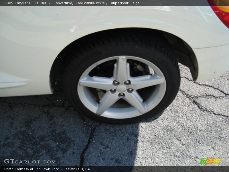 Cool Vanilla White / Taupe/Pearl Beige 2005 Chrysler PT Cruiser GT Convertible