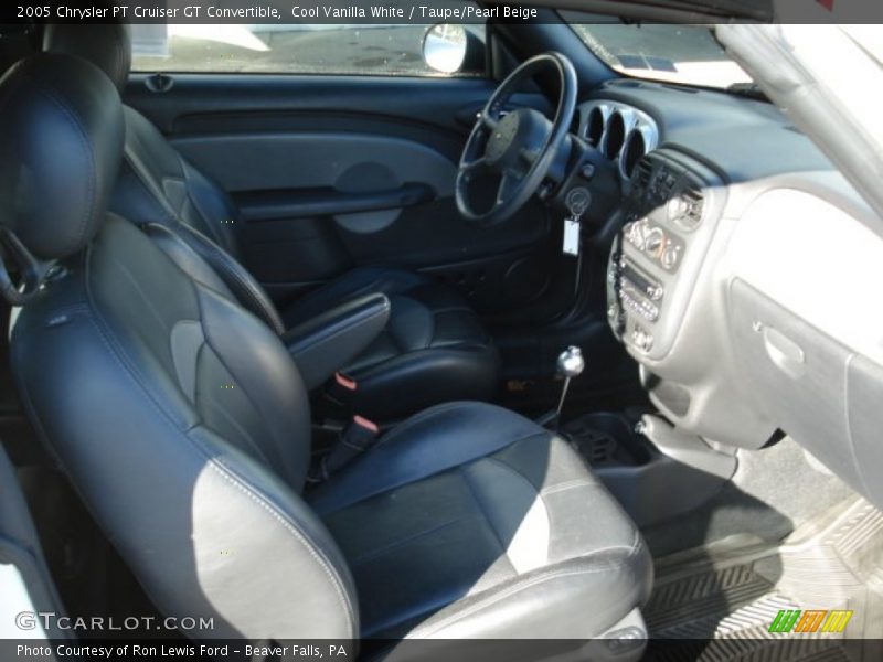 Cool Vanilla White / Taupe/Pearl Beige 2005 Chrysler PT Cruiser GT Convertible