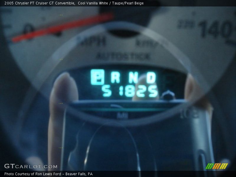 Cool Vanilla White / Taupe/Pearl Beige 2005 Chrysler PT Cruiser GT Convertible