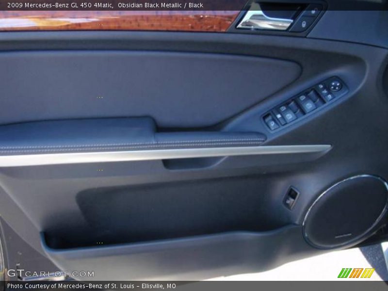 Obsidian Black Metallic / Black 2009 Mercedes-Benz GL 450 4Matic