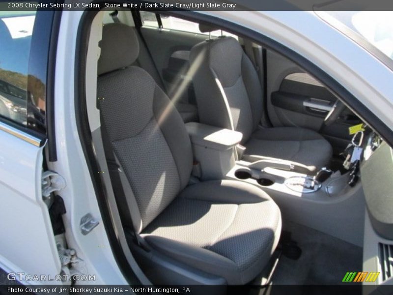 Stone White / Dark Slate Gray/Light Slate Gray 2008 Chrysler Sebring LX Sedan