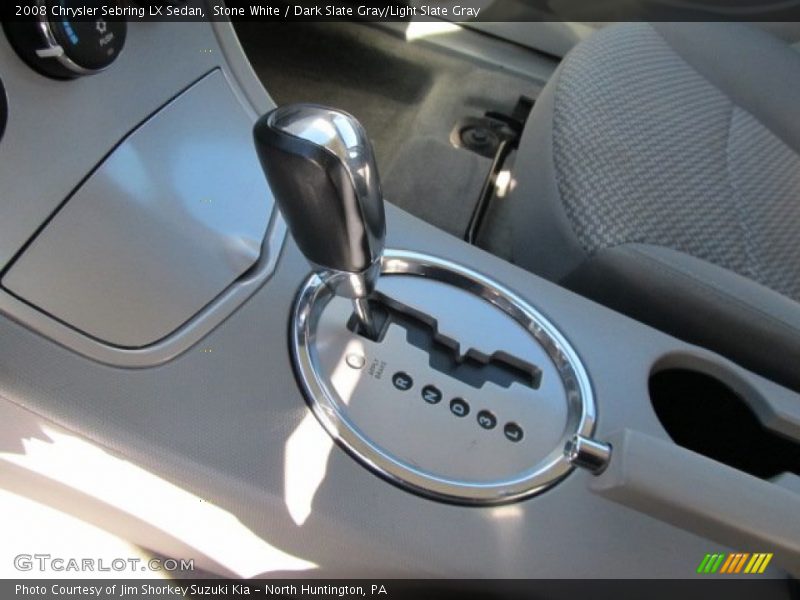 Stone White / Dark Slate Gray/Light Slate Gray 2008 Chrysler Sebring LX Sedan