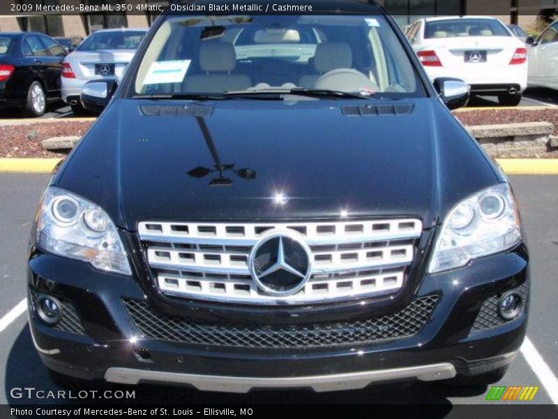 Obsidian Black Metallic / Cashmere 2009 Mercedes-Benz ML 350 4Matic