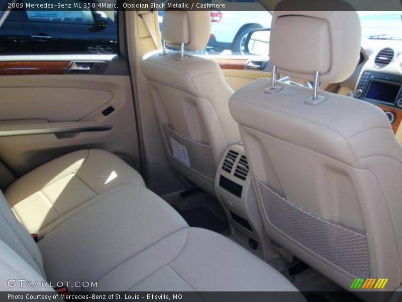 Obsidian Black Metallic / Cashmere 2009 Mercedes-Benz ML 350 4Matic