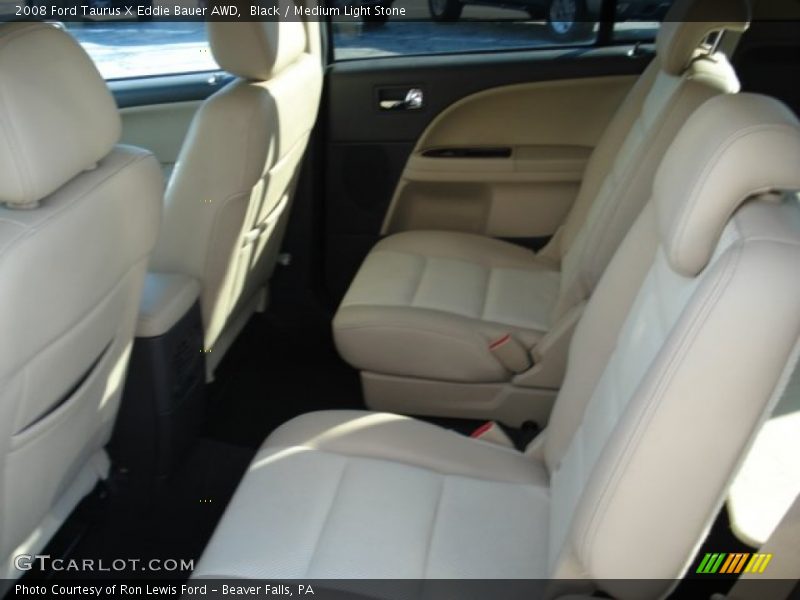 Black / Medium Light Stone 2008 Ford Taurus X Eddie Bauer AWD