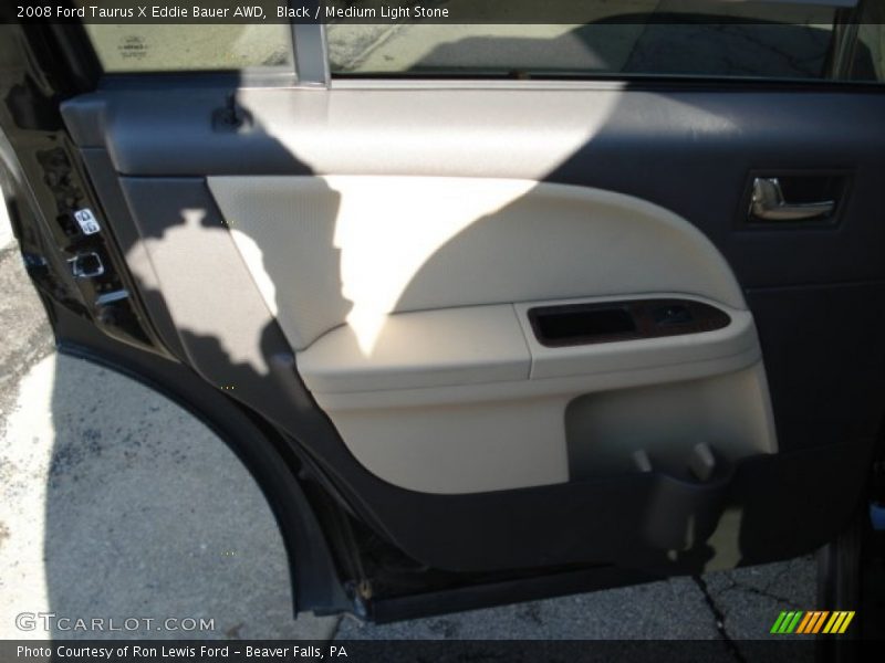 Black / Medium Light Stone 2008 Ford Taurus X Eddie Bauer AWD