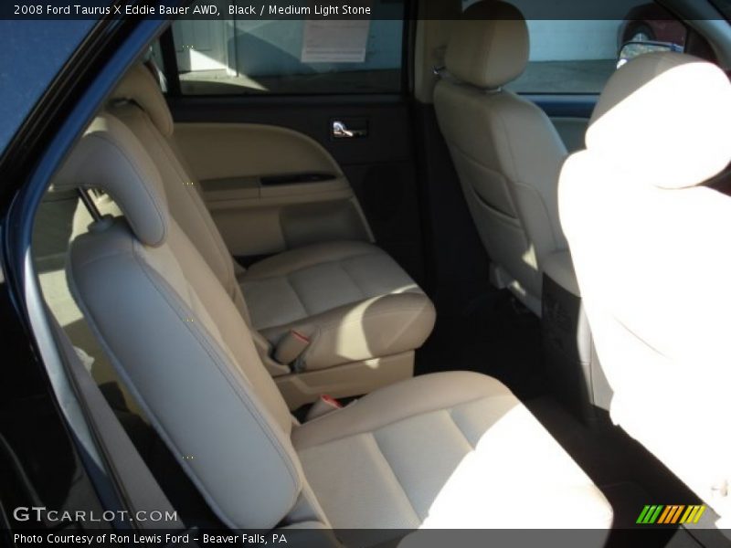 Black / Medium Light Stone 2008 Ford Taurus X Eddie Bauer AWD