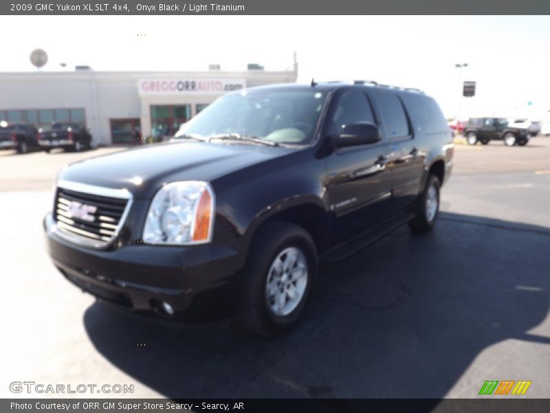 Onyx Black / Light Titanium 2009 GMC Yukon XL SLT 4x4