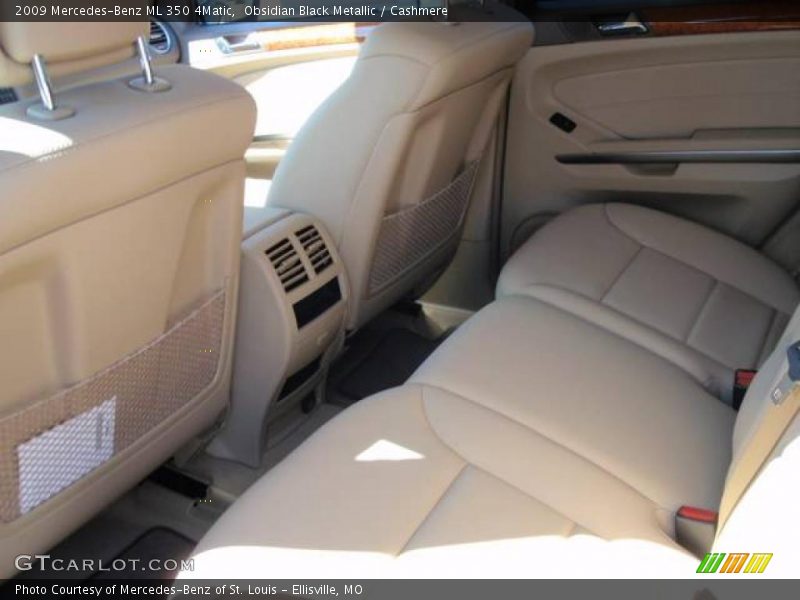 Obsidian Black Metallic / Cashmere 2009 Mercedes-Benz ML 350 4Matic